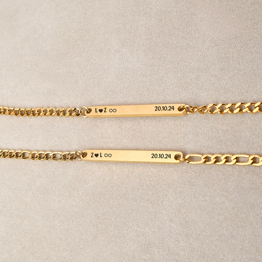 Pack - Pulseras Carla - Gold- Personalizadas