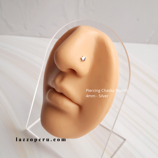 Piercing Chaska - Nostril - Silver - 4mm
