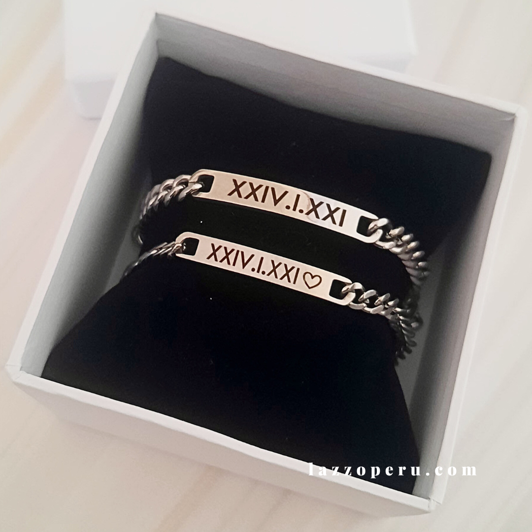Pack - Pulseras Elyse - Silver - Personalizadas
