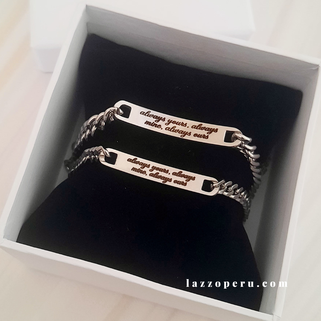 Pack - Pulseras Elyse - Silver - Personalizadas