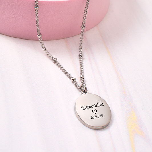 Collar Lupita - Silver - Personalizado