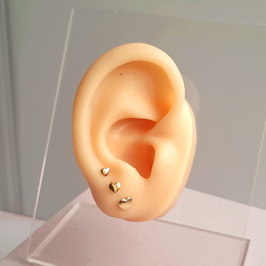 Aretes Little Heart - Gold