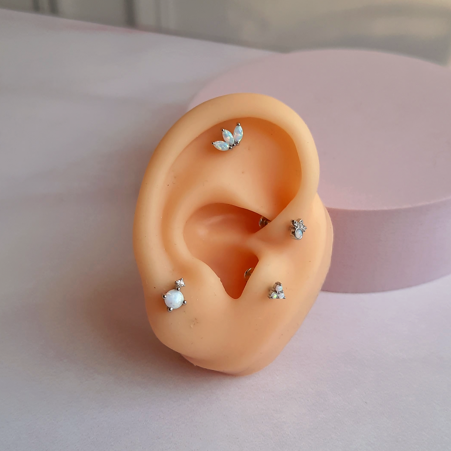 Piercing Ivy - Ópalo - Silver - 5 mm