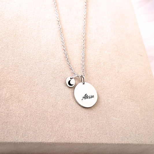 Collar Malu - Silver - Personalizado