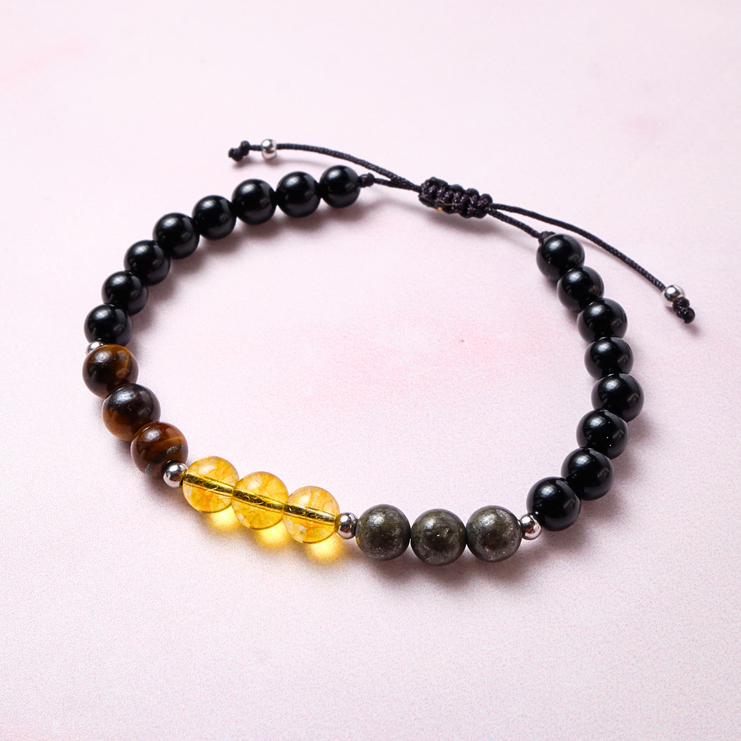 Pulsera de la Abundancia - Negro