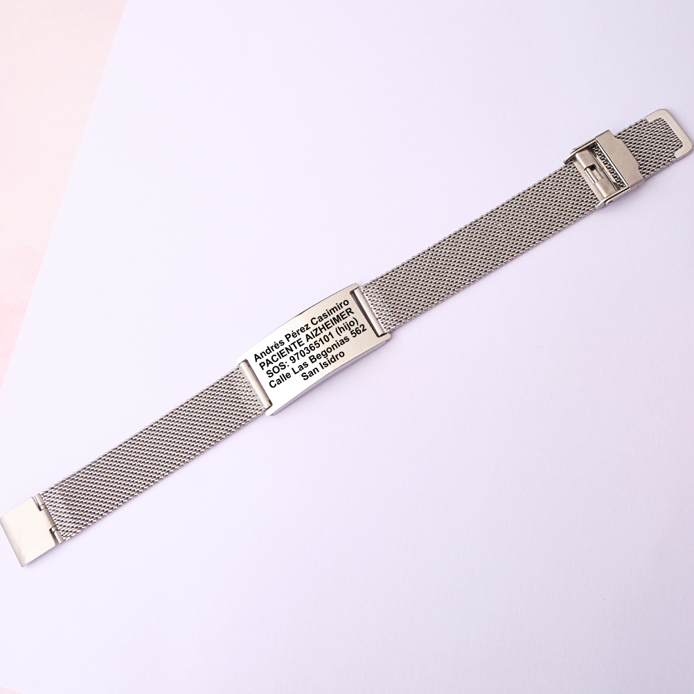 Pulsera Sandra - Silver - Personalizada