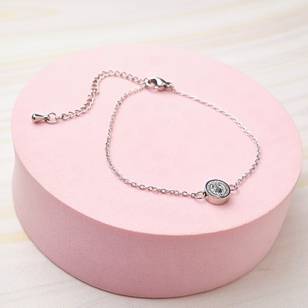 Pulsera San Benito - Silver - 8 mm