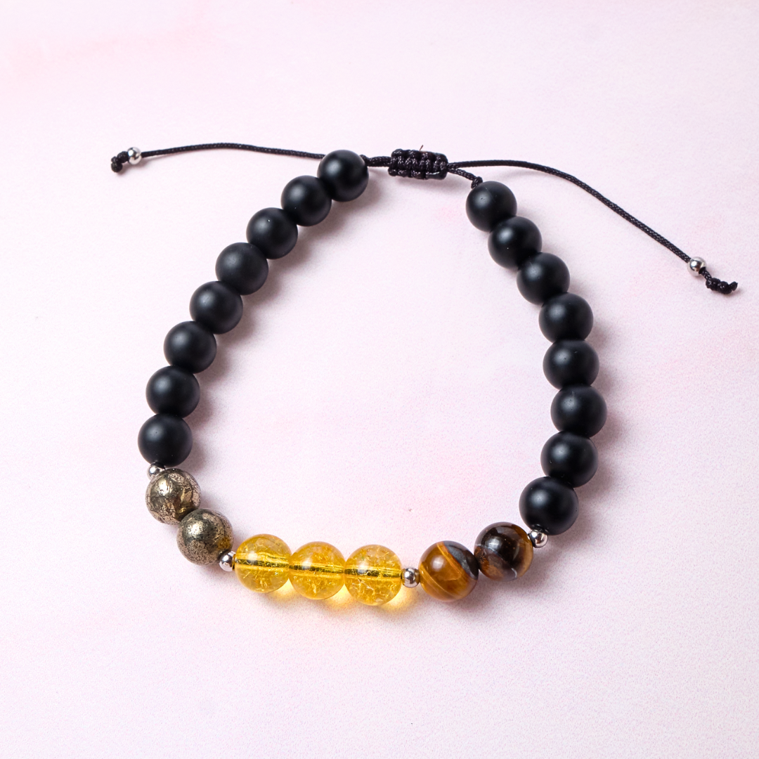Pulsera de la Abundancia - Negro