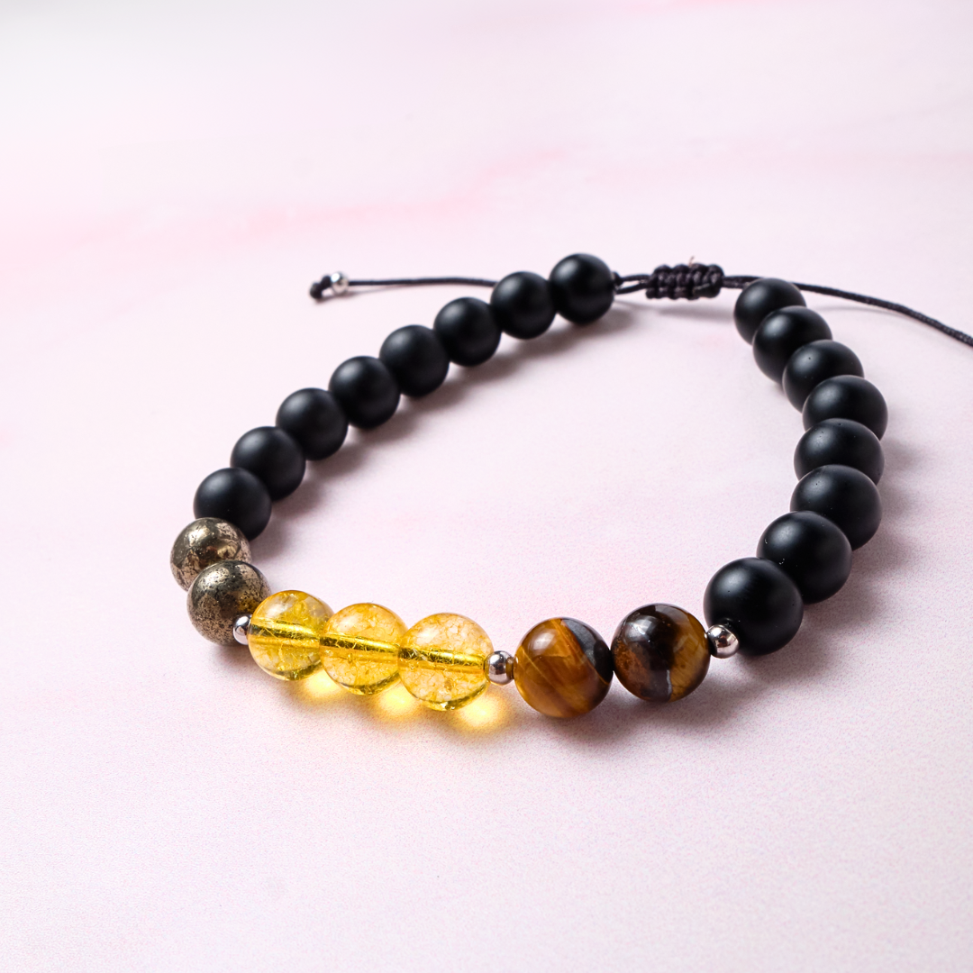 Pulsera de la Abundancia - Negro