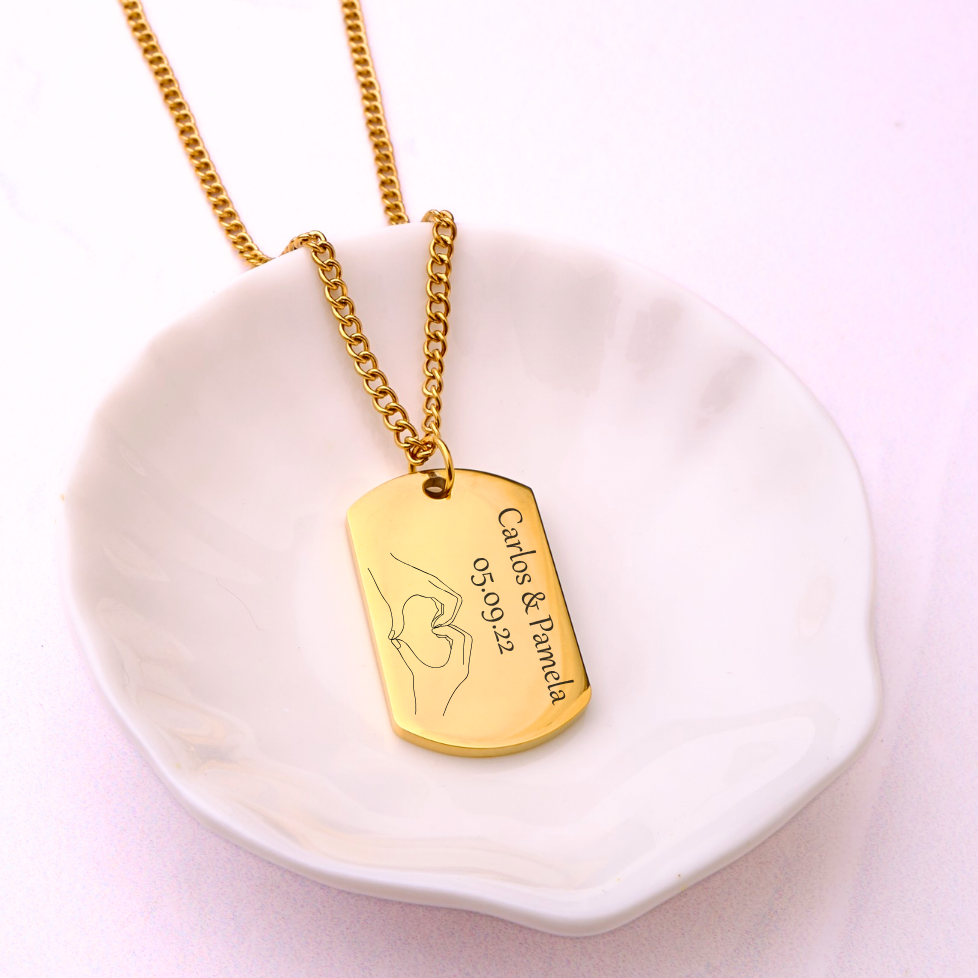 Collar Casius - Gold - Personalizado