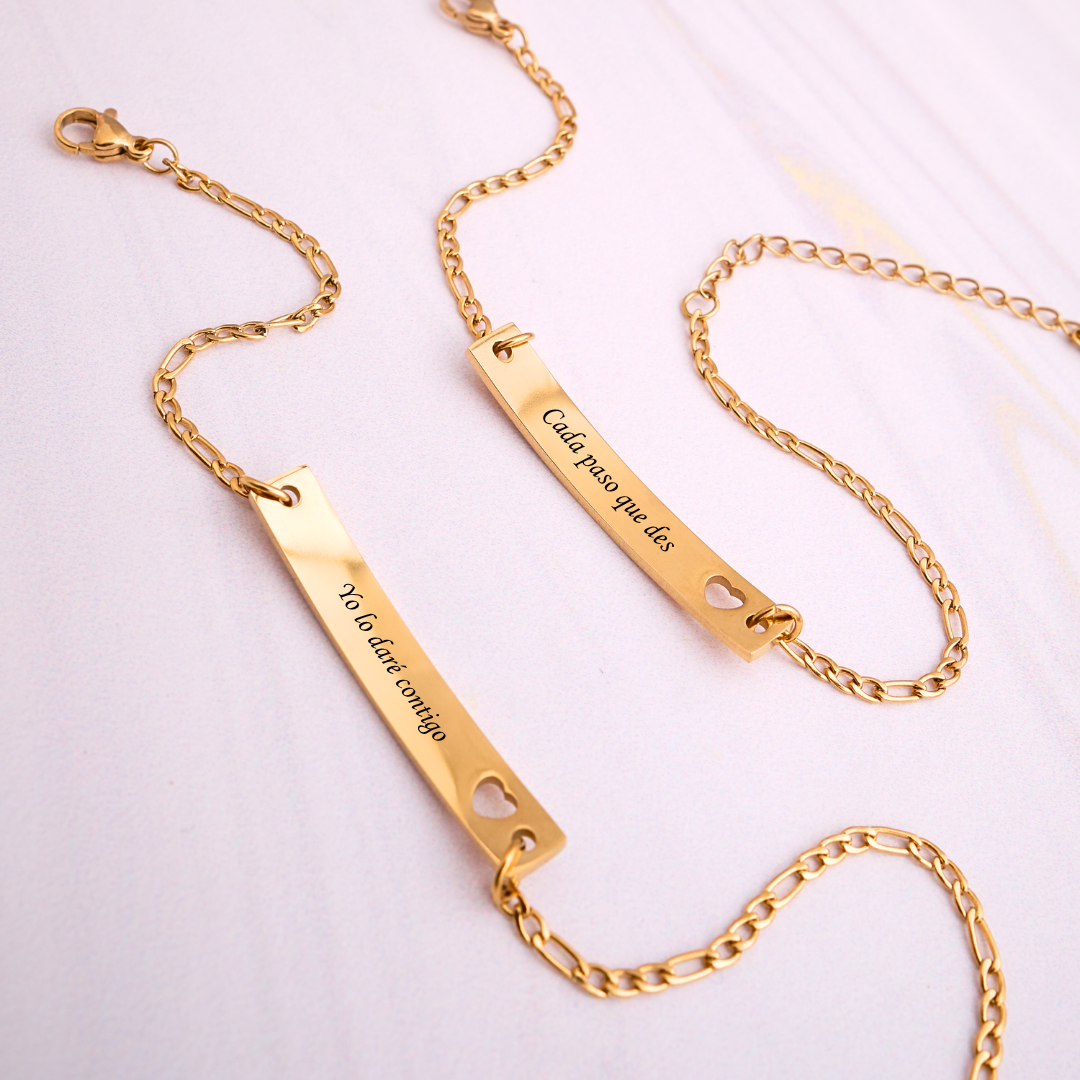 Pack - Pulseras Aime - Gold - Personalizadas