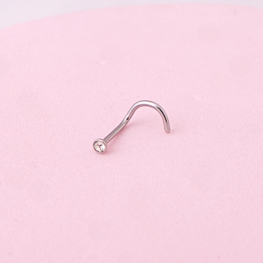 Piercing Maite - Silver - Nostril - 2 mm