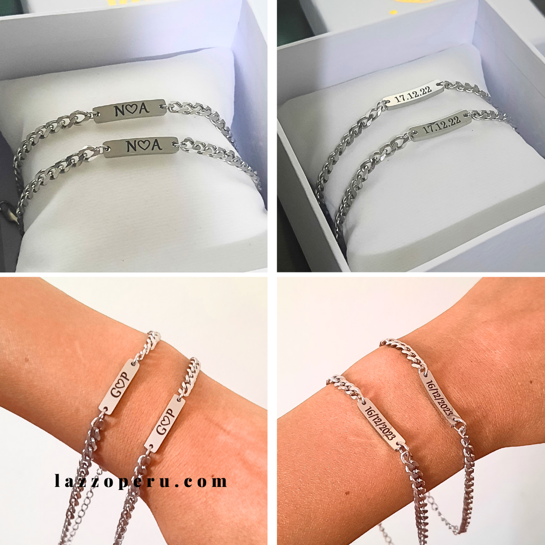 Pulseras Gia - Silver - Personalizadas
