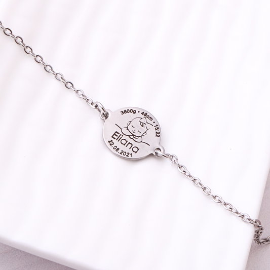 Pulsera Andrea - Silver - Personalizada