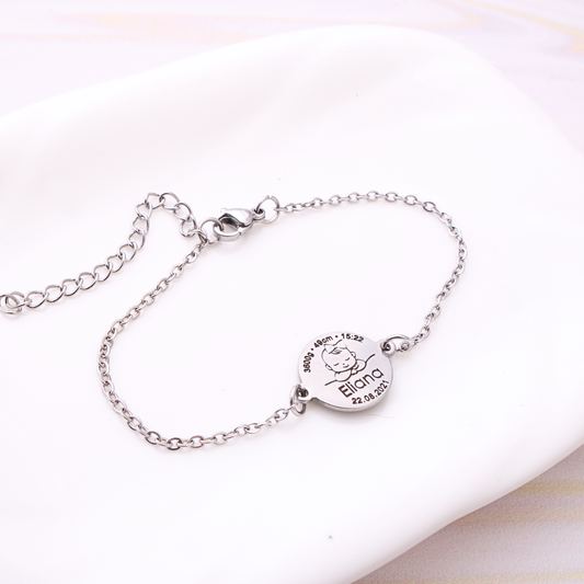 Pulsera Andrea - Silver - Personalizada