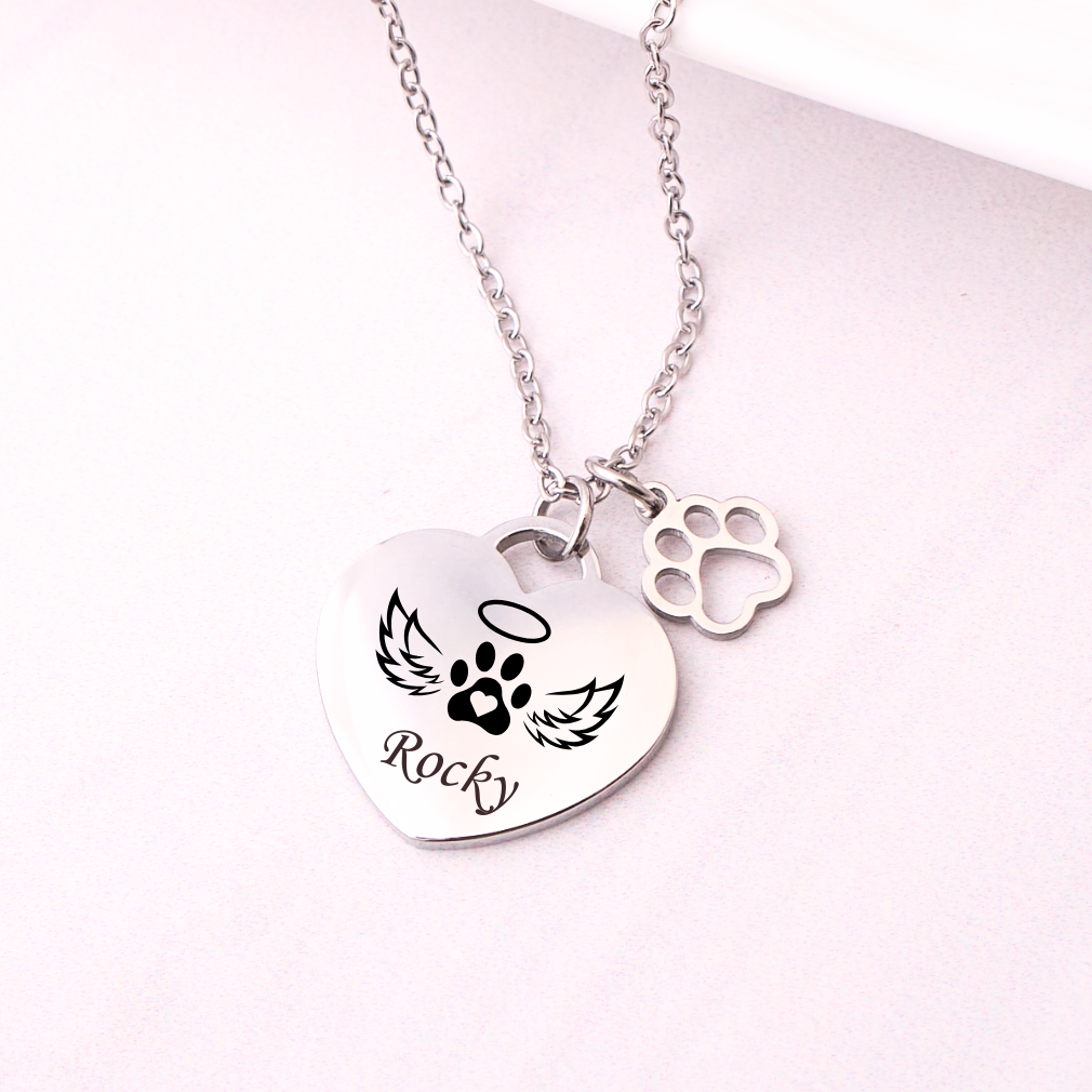 Collar Corazón - Silver - Personalizado