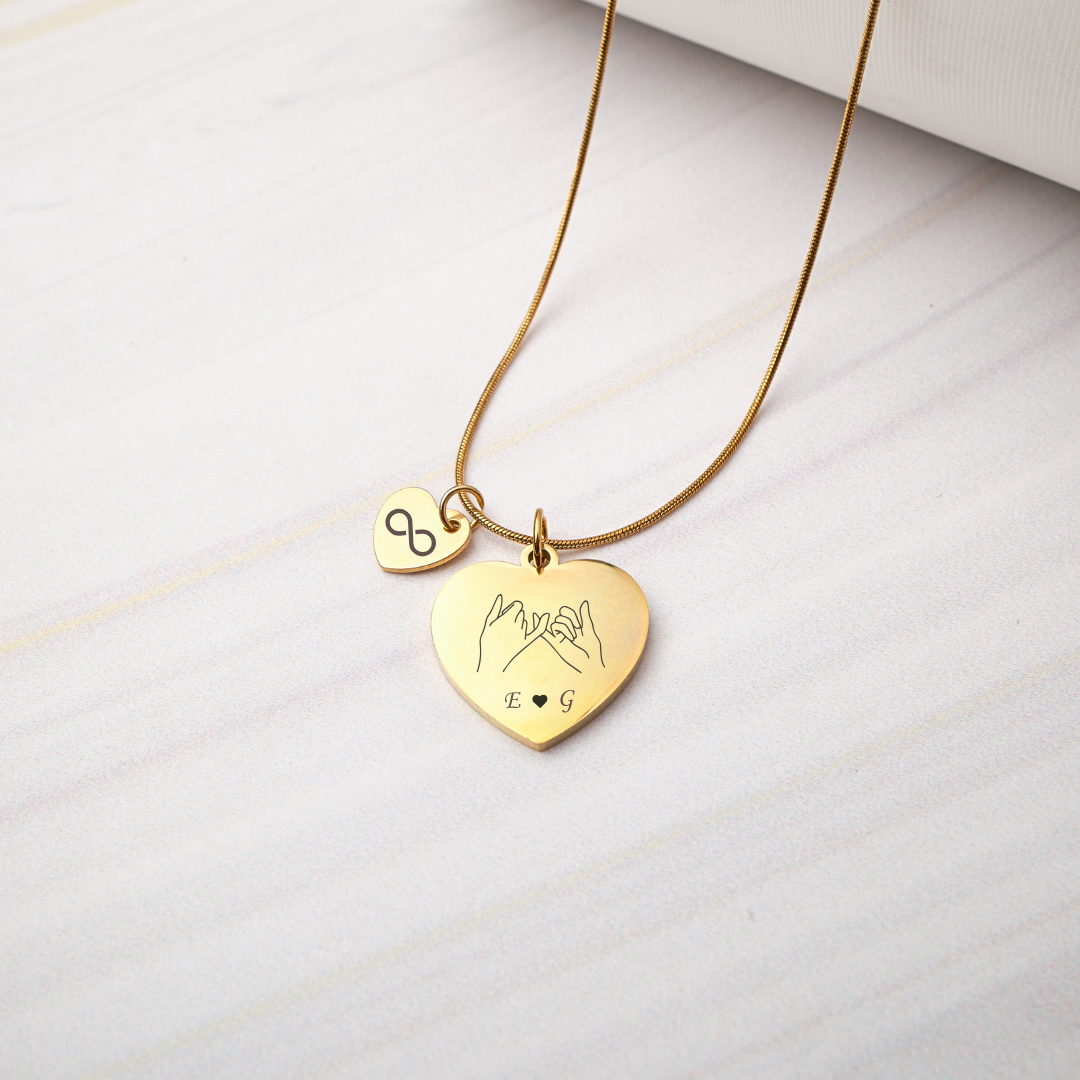 Collar Corazón - Gold - Personalizado