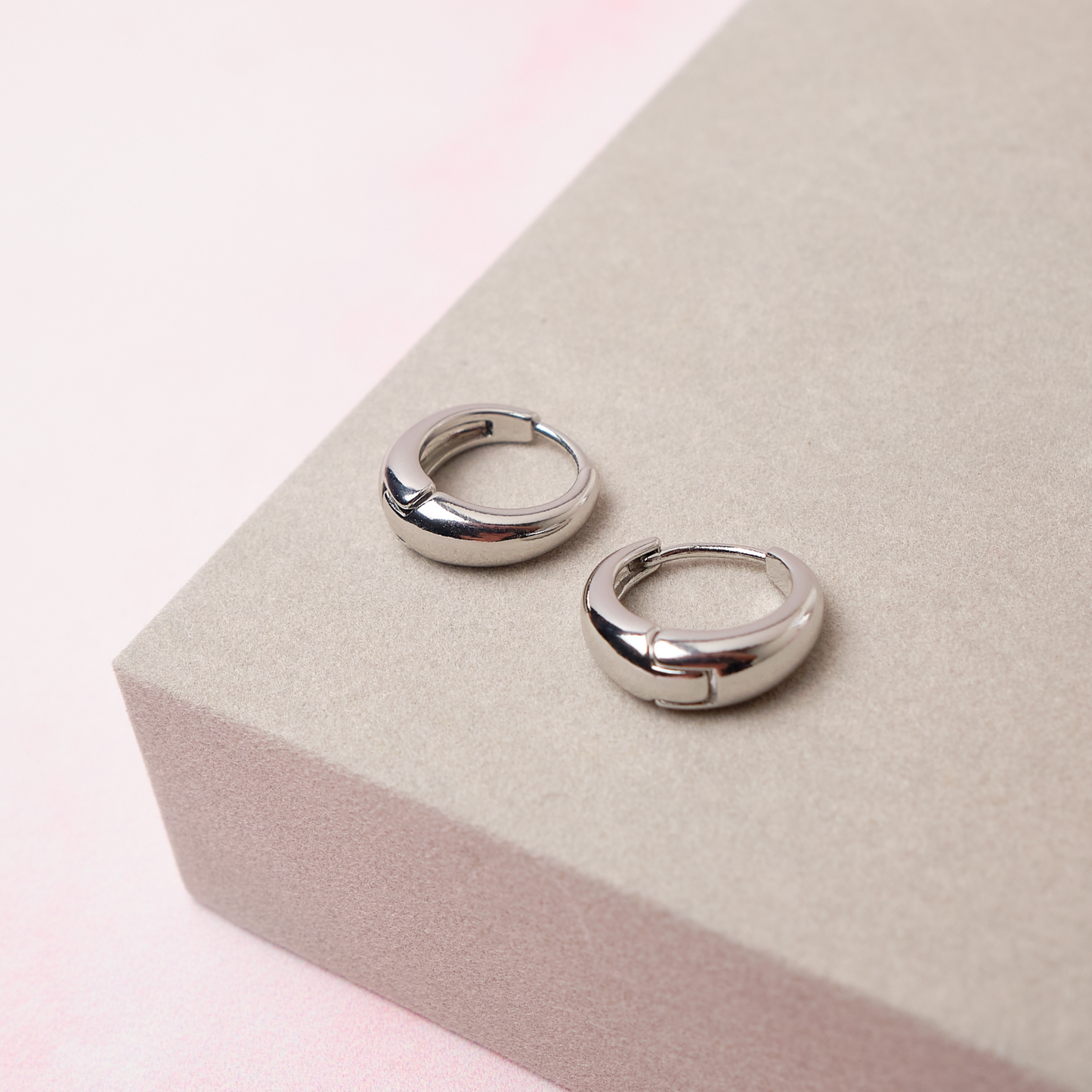 Argollas Aisha- Silver - 10mm