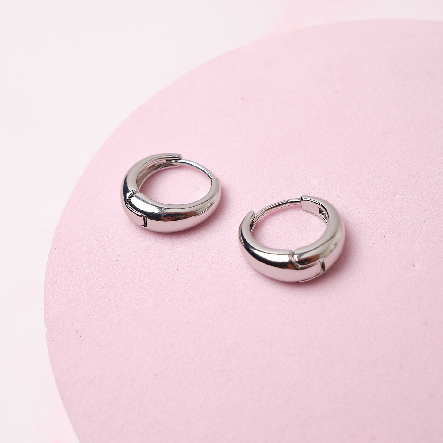 Argollas Aisha- Silver - 10mm