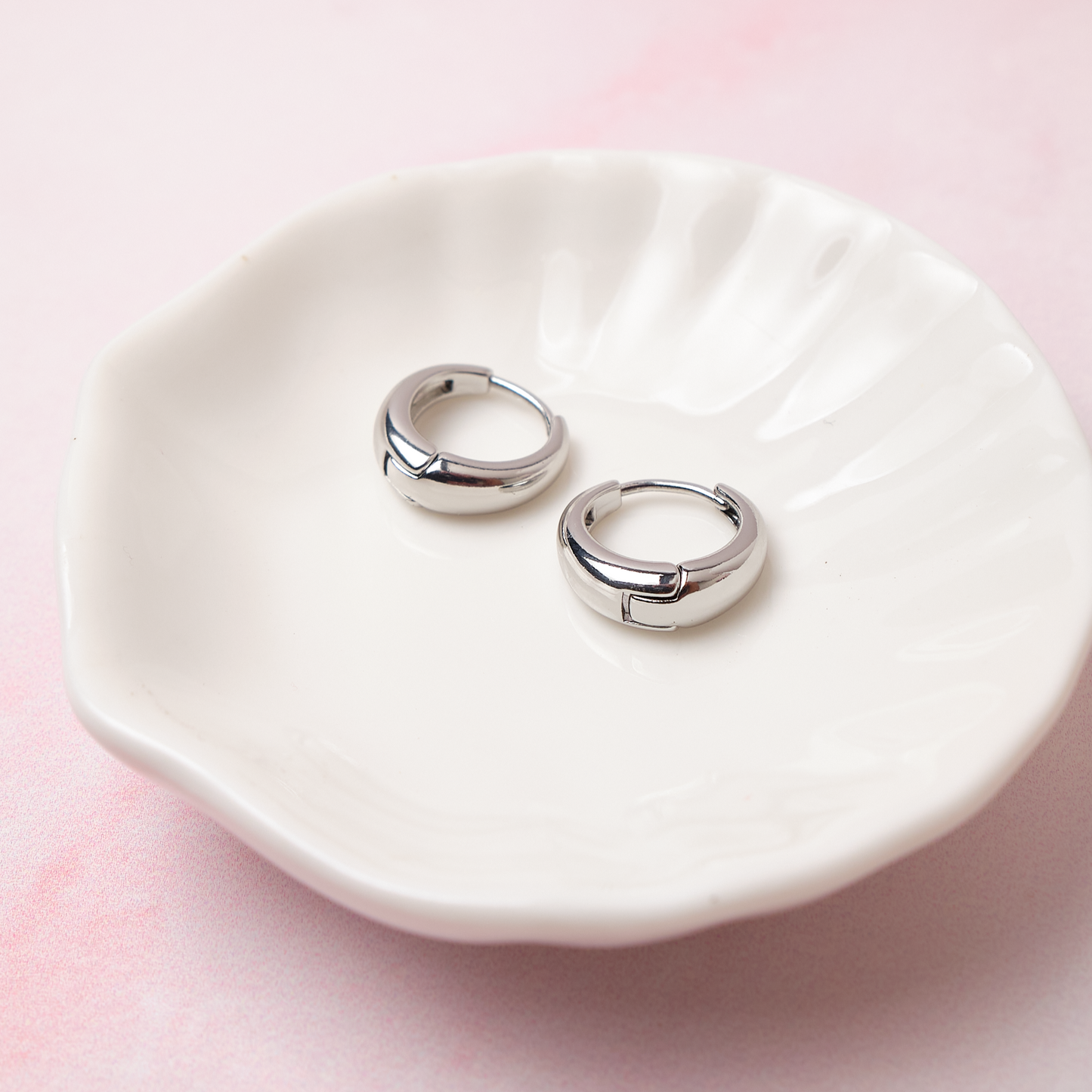 Argollas Aisha- Silver - 10mm