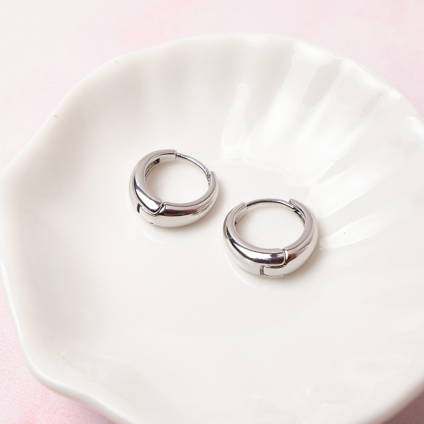 Argollas Aisha- Silver - 10mm