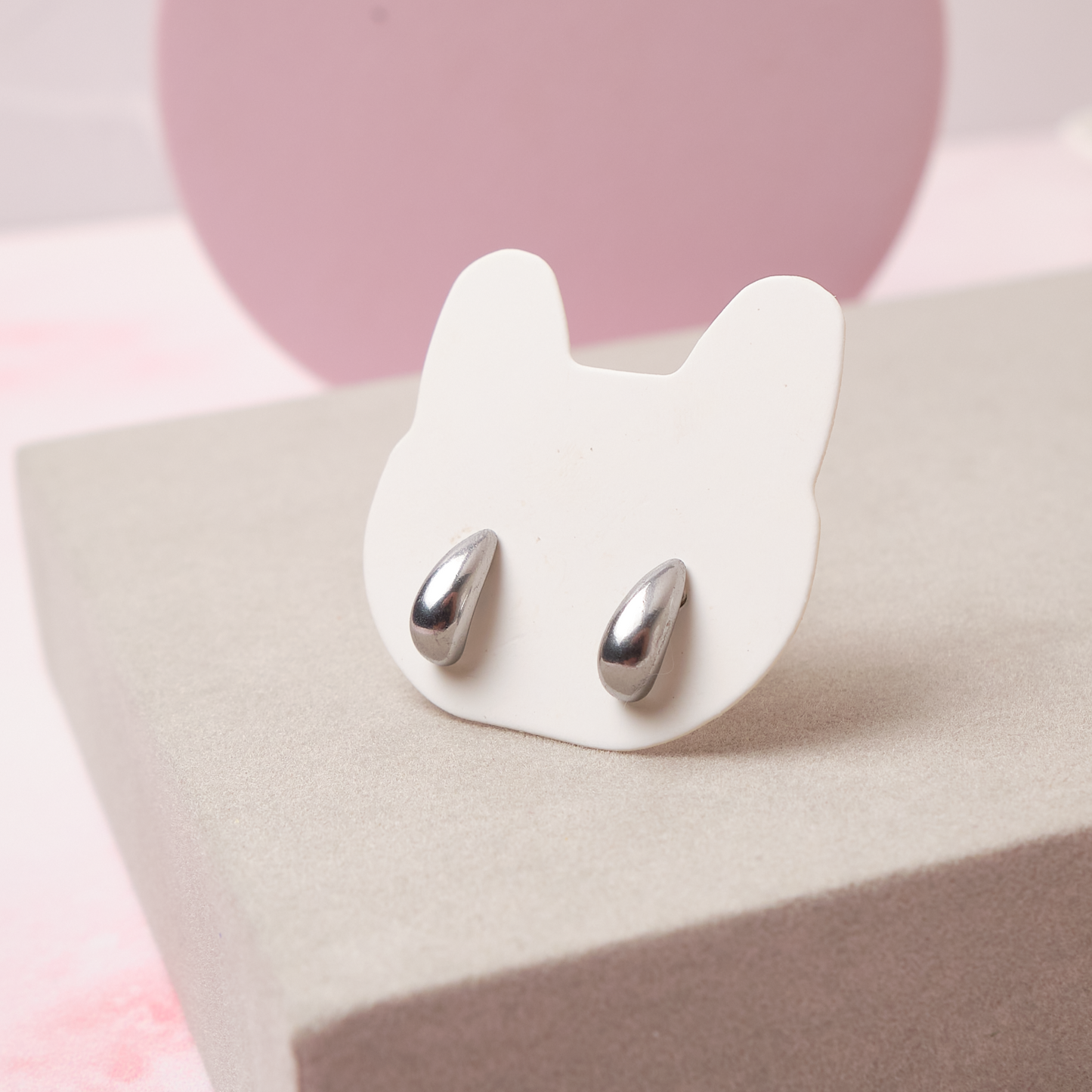 Aretes Gotita - Silver - 10x4mm