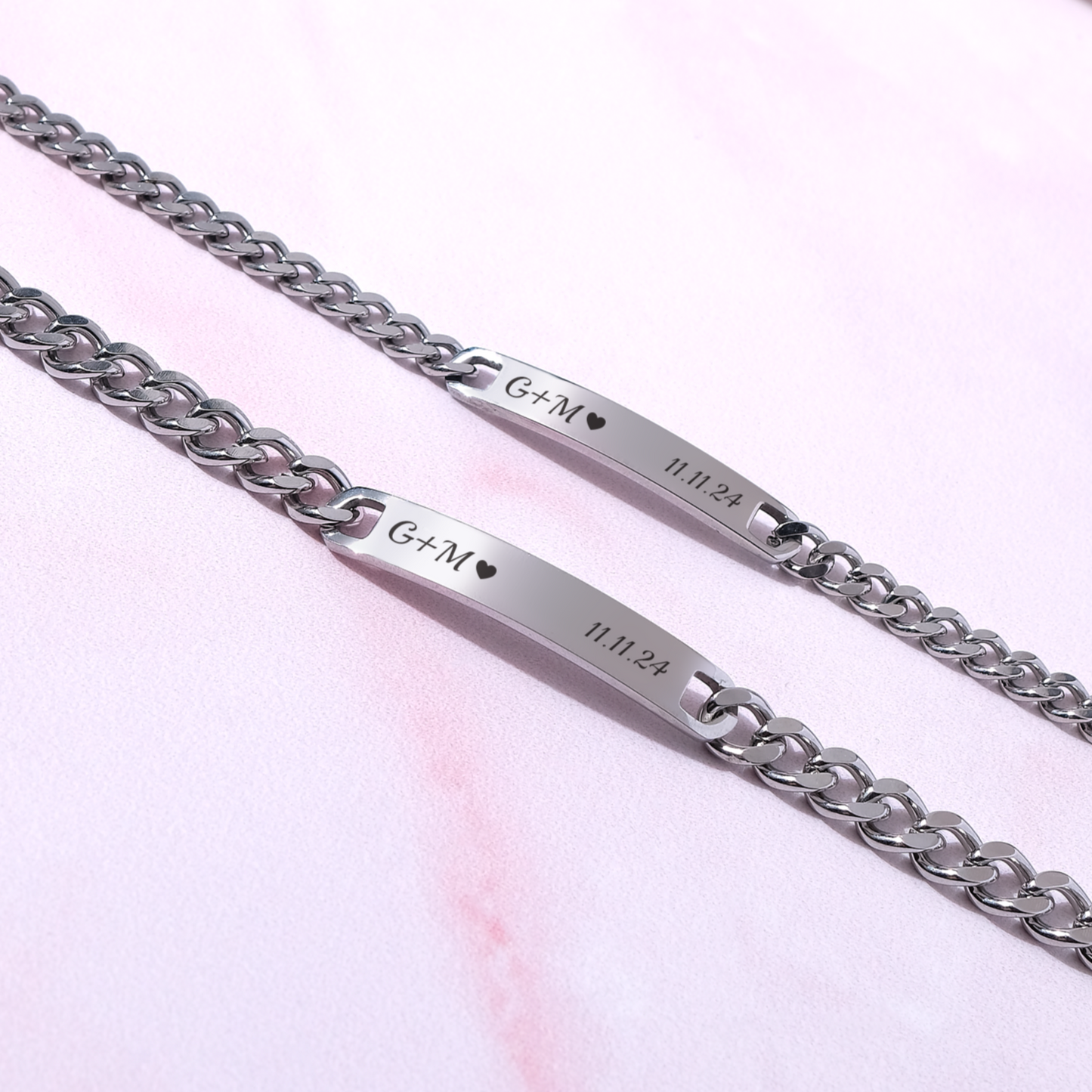 Pack - Pulseras Elyse - Silver - Personalizadas