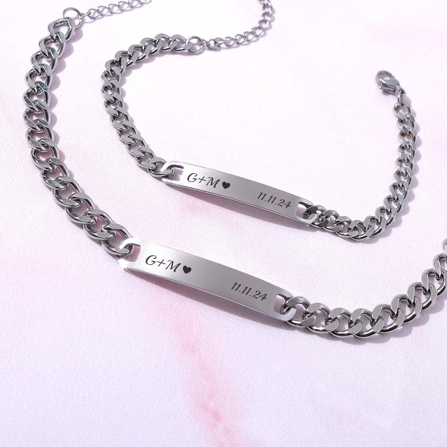 Pack - Pulseras Elyse - Silver - Personalizadas