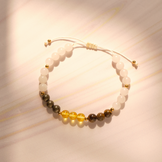 Pulsera de la Abundancia - Blanco