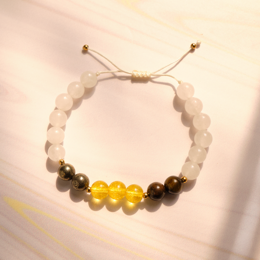 Pulsera de la Abundancia - Blanco