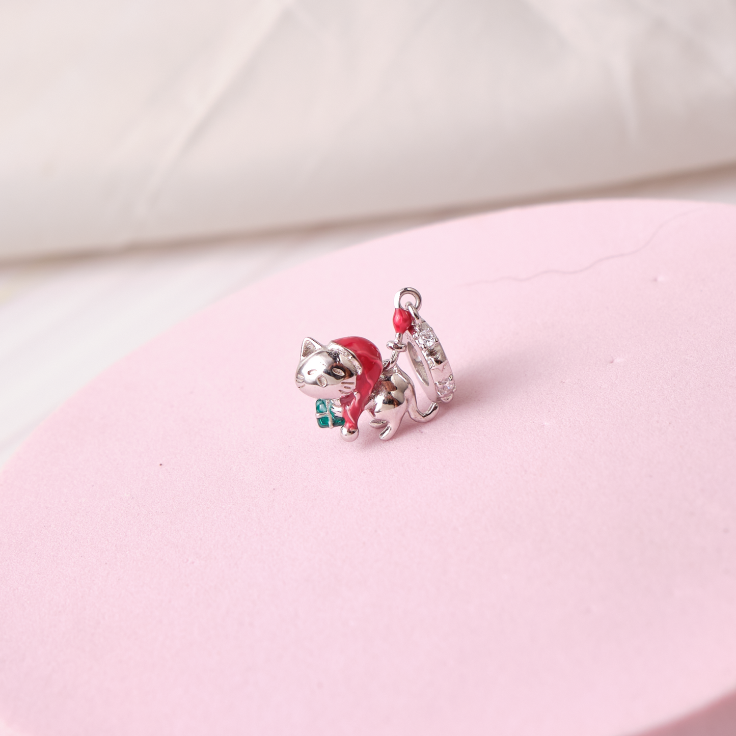 Charm Gatito Navideño