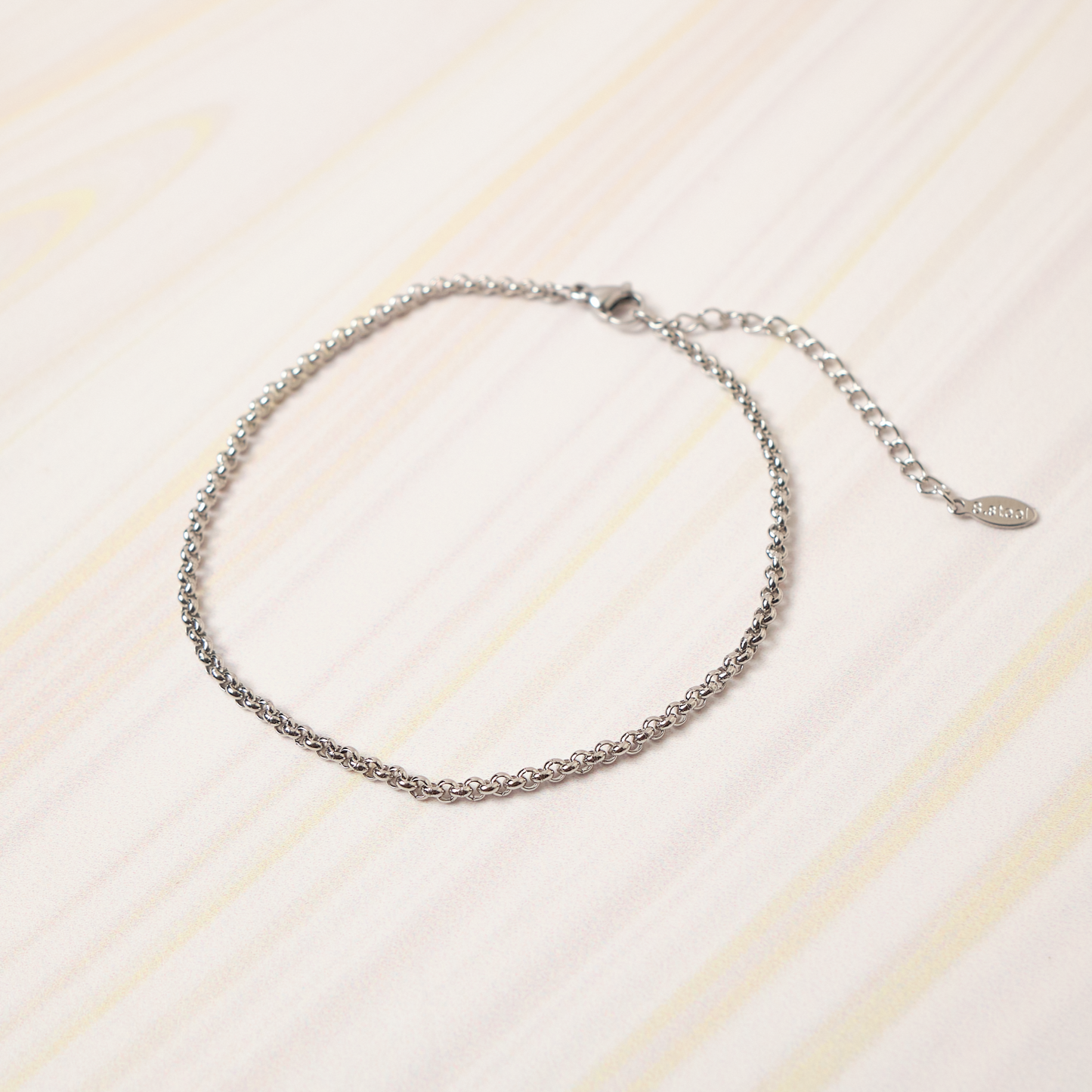 Tobillera Alice - Silver - 3mm