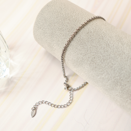 Tobillera Alice - Silver - 3mm