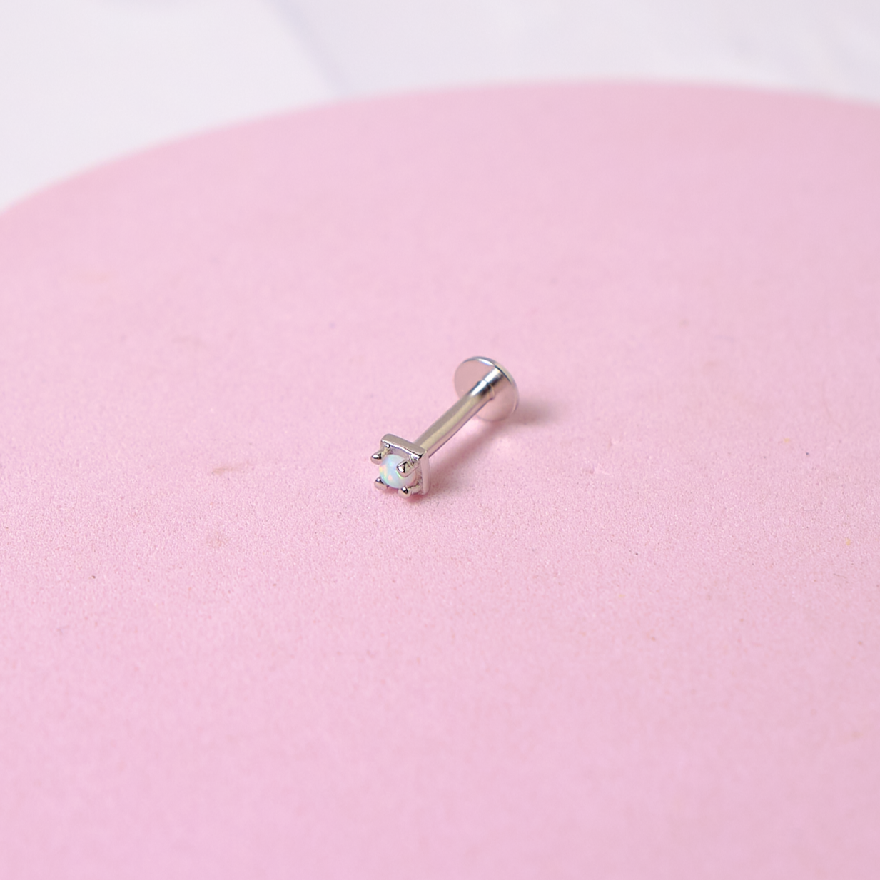 Piercing Valeria - Ópalo - Silver - 3mm
