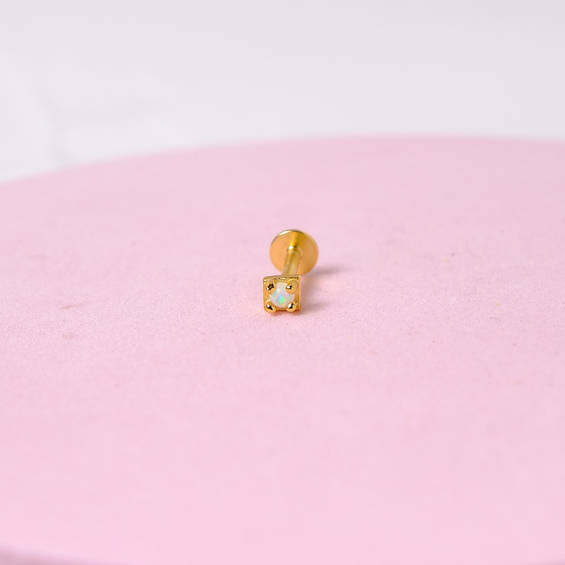 Piercing Valeria - Ópalo - Gold - 3mm