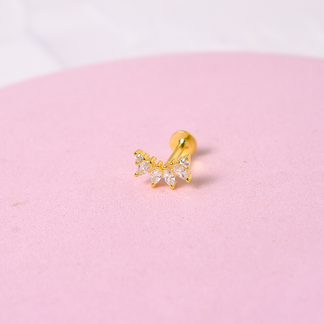 Piercing Claudia - Gold - 8x4mm