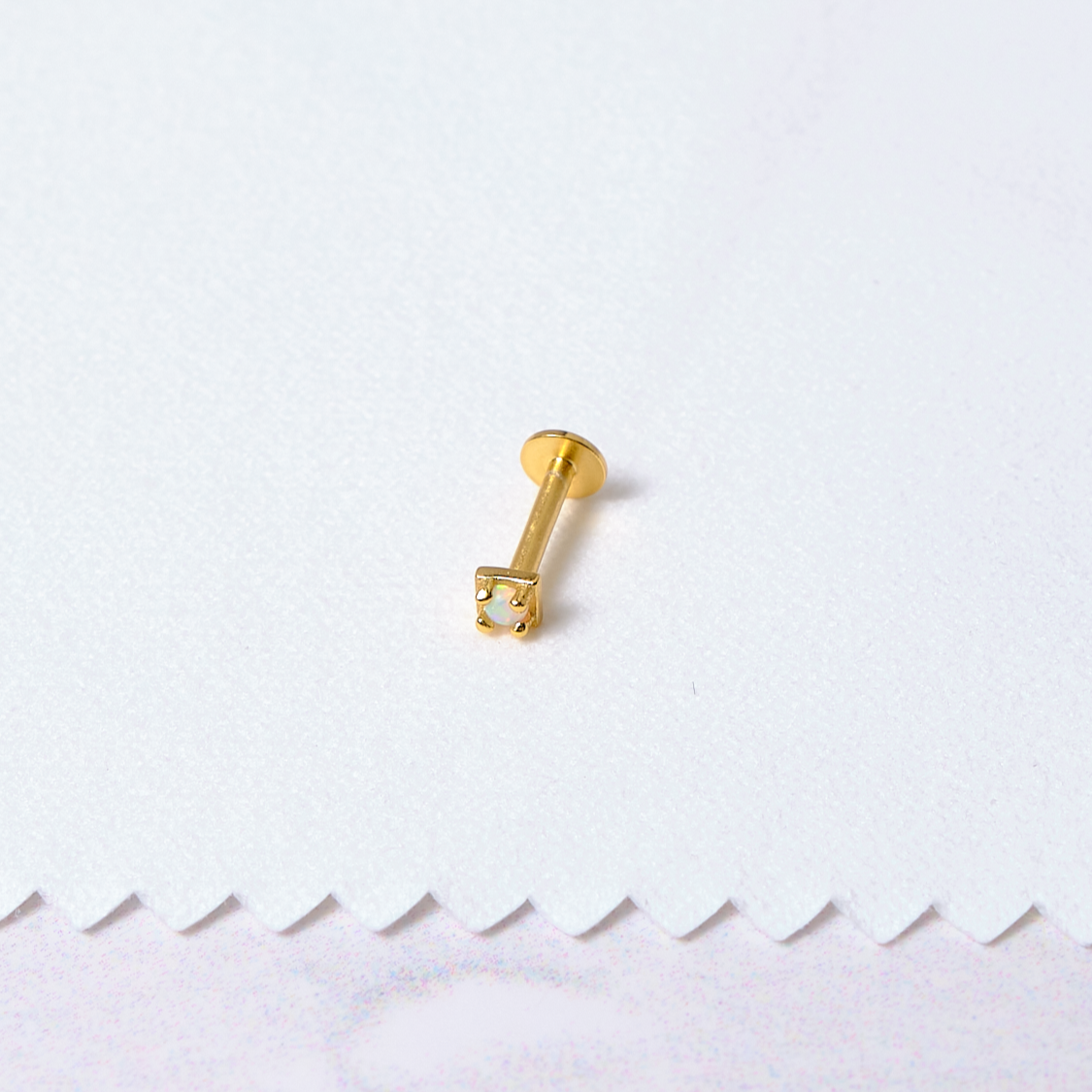Piercing Valeria - Ópalo - Gold - 3mm