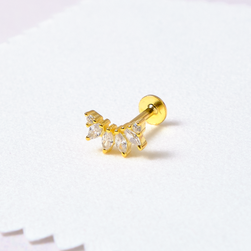 Piercing Claudia - Gold - 8x4mm
