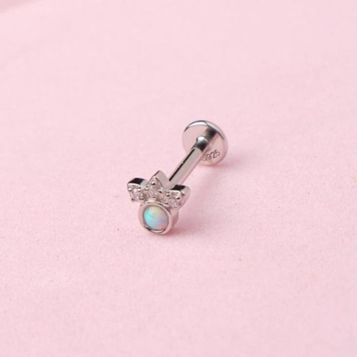 Piercing Ivy - Ópalo - Silver - 5 mm