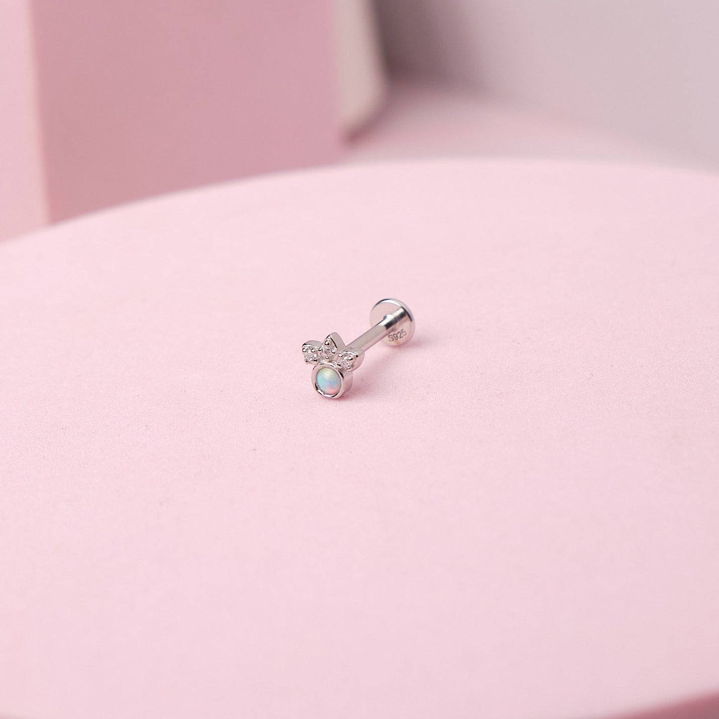 Piercing Ivy - Ópalo - Silver - 5 mm