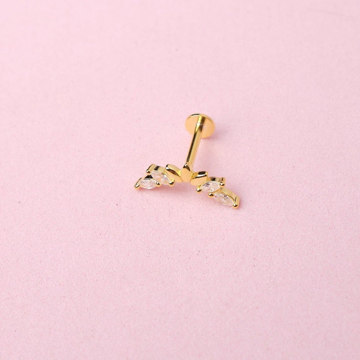 Piercing Emperatriz - Gold - 14x3 mm