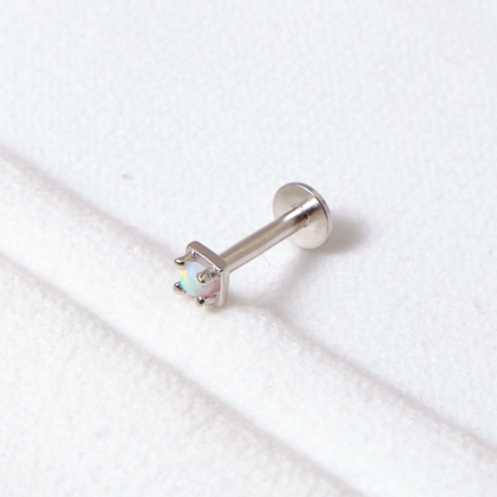 Piercing Valeria - Ópalo - Silver - 3mm