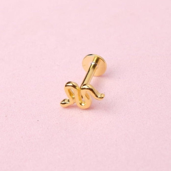Piercing Mini Serpiente - Gold - 10x6mm