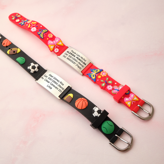 Pulsera SOS - Niños y Niñas - Personalizada