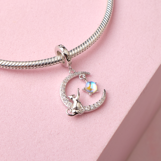 Charm Gato - Luna - Estrella