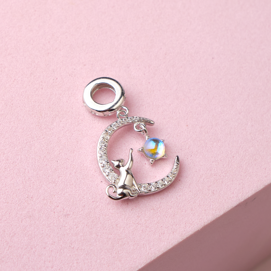 Charm Gato - Luna - Estrella