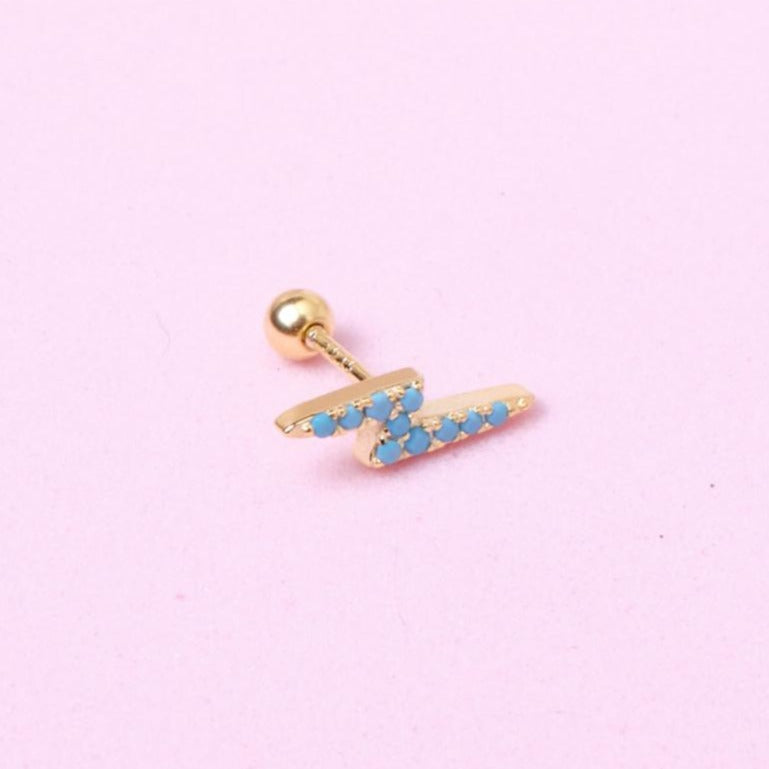 Piercing Rayo - Gold - 4x5mm