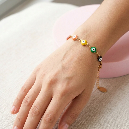 Pulsera Turkey - Multicolor - Gold