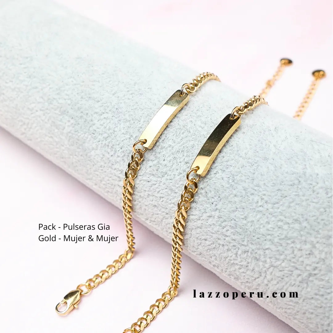 Pulseras Gia - Gold - Personalizadas