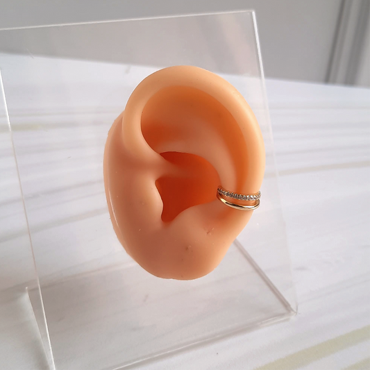 Ear Cuff Maui - Cristal - Gold